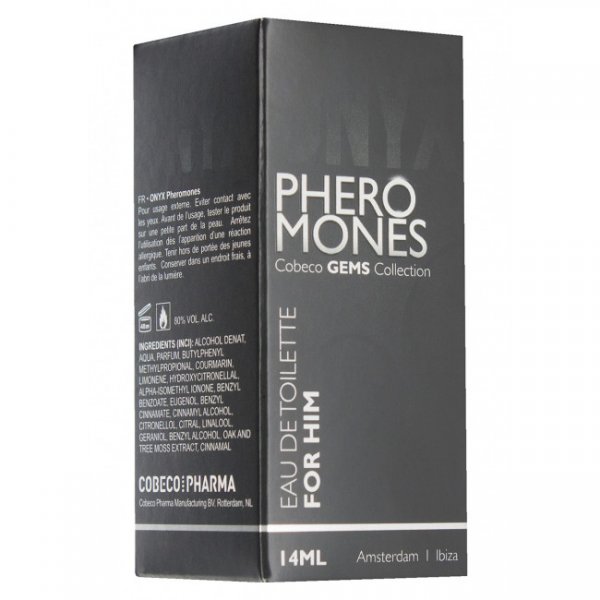 Cobeco Pharma Onyx Pheromones Men Eau De Toilette 14ml Cobeco Pharma Onyx Pheromones Men Eau De Toilette 14ml