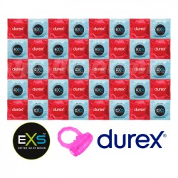 Durex Air Thin balíček - 40 ultra tenkých kondómov + vibračný krúžok