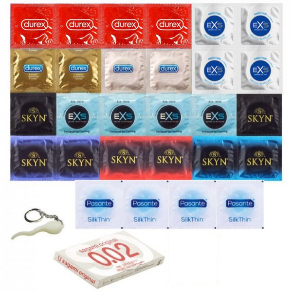 30 najlepších kondómov z nášho sortimentu - Balíček toho najlepšieho na trhu! 30 najlepších kondómov z nášho sortimentu - Balíček toho najlepšieho na trhu!