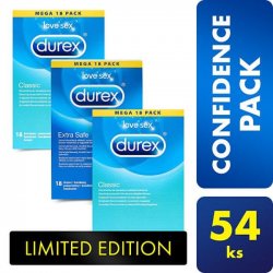 Durex Confidence Limitovaná Edícia 54ks