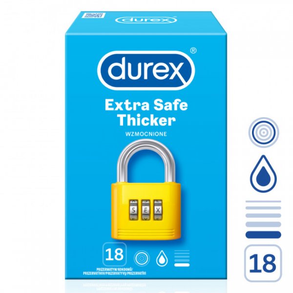 Durex Extra Safe 18ks Durex Extra Safe 18ks