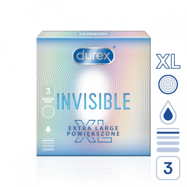 Durex Invisible XL 3ks