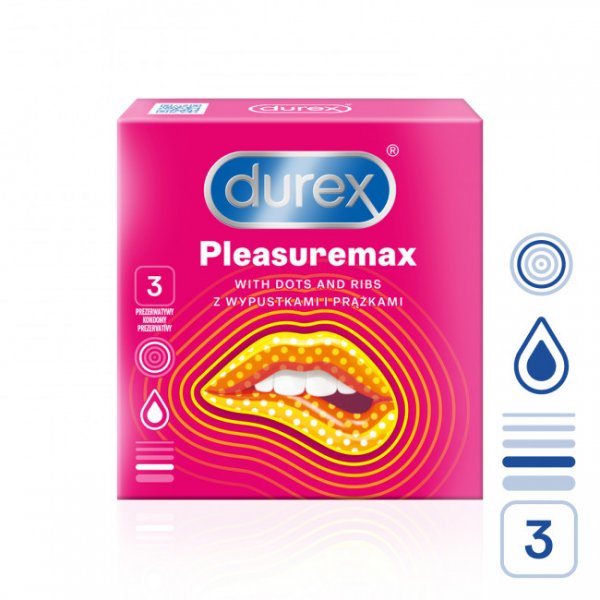 Durex Pleasuremax 3ks Durex Pleasuremax 3ks