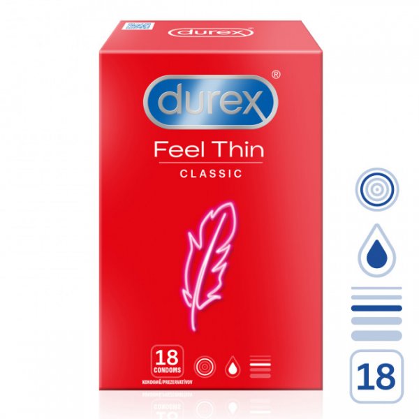 Durex Feel Thin 18ks Durex Feel Thin 18ks