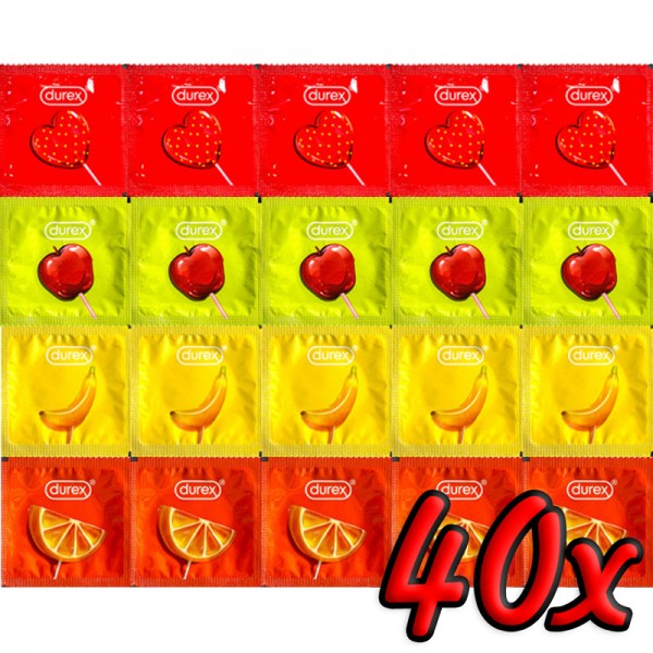 Durex Ovocný Mix 40ks
