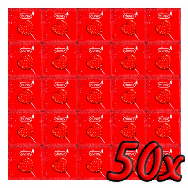 Durex Strawberry 50ks Durex Strawberry 50ks