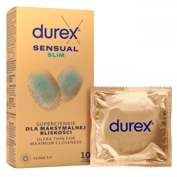 Durex Sensual Slim 10ks Durex Sensual Slim 10ks