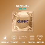 Durex Sensual Slim 3ks