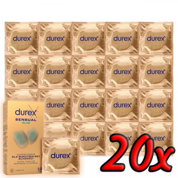 Durex Sensual Slim 20ks Durex Sensual Slim 20ks