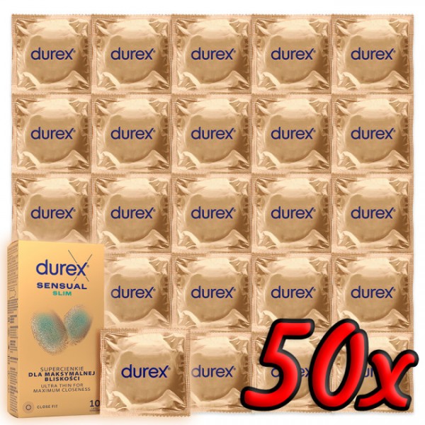 Durex Sensual Slim 50ks Durex Sensual Slim 50ks