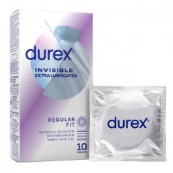 Durex Invisible Extra Lubricated 10ks