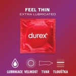 Durex Feel Thin Extra Lubricated 24ks Durex Feel Thin Extra Lubricated 24ks