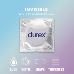 Durex Invisible Extra Lubricated 3ks Durex Invisible Extra Lubricated 3ks
