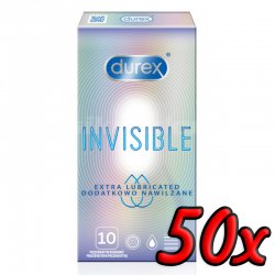 Durex Invisible Extra Lubricated 50ks