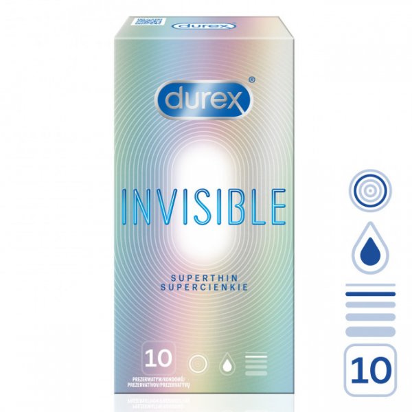 Durex Invisible Superthin 10ks