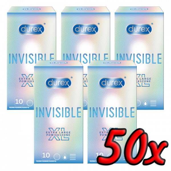 Durex Invisible XL 50ks Durex Invisible XL 50ks