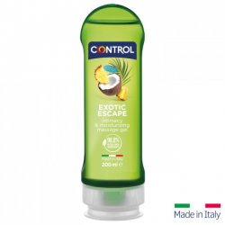 Control 2in1 Intimacy & Moisturizing Massage Gel Exotic Escape 200ml