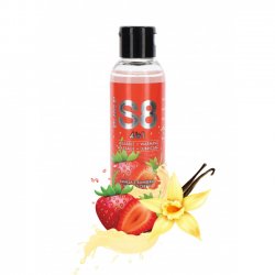 Stimul8 4in1 Dessert Kissable Warming Massage Lubricant Vanilla Strawberry Whipped Cream 125ml