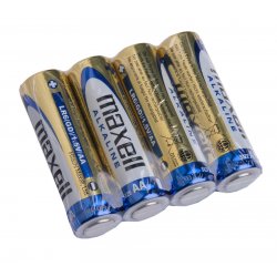 MAXELL Alkalické batérie AA 4ks