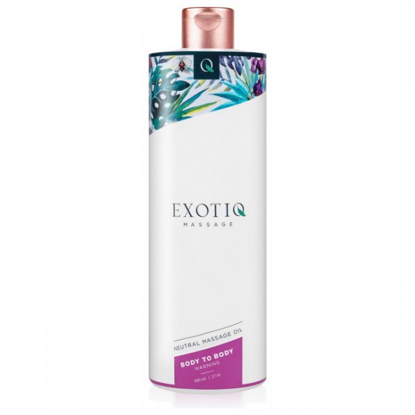 Exotiq Body To Body Warming Massage Oil 500ml