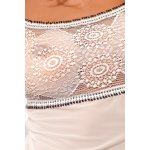 Casmir Lanai Set - Krémová košieľka s nohavičkami