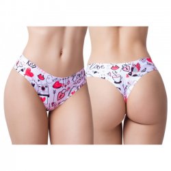 Mememe Love Stickers Thong