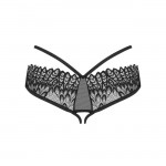 Obsessive Donarella Crotchless Panties Black