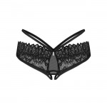 Obsessive Donarella Crotchless Panties Black