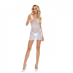 Passion Bodystocking BS113 White