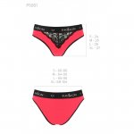 Passion PS001 Panties Red-Black