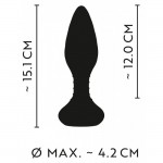 Anos Remote Controlled Butt Plug 550760 Black