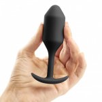 b-Vibe Snug Plug 2 - Análny kolík Čierna b-Vibe Snug Plug 2 - Análny kolík Čierna