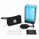 b-Vibe Snug Plug 4 - Análny kolík Čierna b-Vibe Snug Plug 4 - Análny kolík Čierna