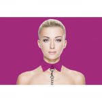 Ouch! Exclusive Collar & Leash - Kožený obojok Ružová