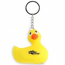 Big Teaze Toys I Rub My Duckie Keychain Yellow