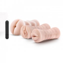 Blush M For Men 3pack Vibrating Stroker Kit