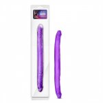 Blush B Yours 16 Inch Double Dildo Purple Blush B Yours 16 Inch Double Dildo Purple