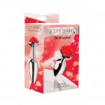 Booty Sparks Red Rose Analplug Small Booty Sparks Red Rose Analplug Small