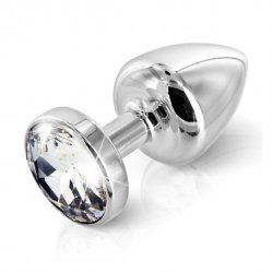 Diogol Anni Round Silver Plated 25mm - Análny šperk Strieborný