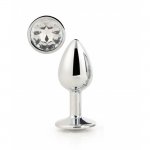 Dream Toys Gleaming Love Plug Silver Small