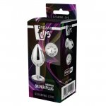 Dream Toys Gleaming Love Plug Silver Medium
