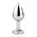 Dream Toys Gleaming Love Plug Silver Medium