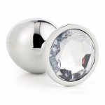 Dream Toys Gleaming Love Plug Silver Large