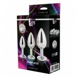 Dream Toys Gleaming Love Plug Silver Set
