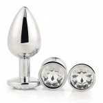 Dream Toys Gleaming Love Plug Silver Set