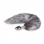 Easytoys Fox Tail Plug 152SIL - Líščí chvostík Strieborná Easytoys Fox Tail Plug 152SIL - Líščí chvostík Strieborná
