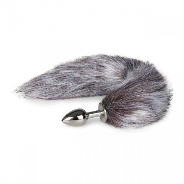Easytoys Fox Tail Plug 152SIL - Líščí chvostík Strieborná Easytoys Fox Tail Plug 152SIL - Líščí chvostík Strieborná