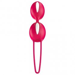 Fun Factory Smartballs Teneo Duo indická červená-biela