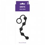 Kinx Onyx Silicone Anal Beads
