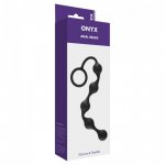 Kinx Onyx Silicone Anal Beads